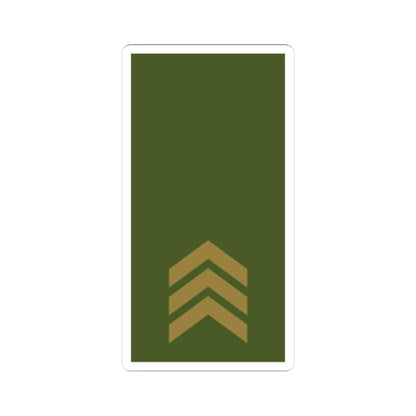 Sweden Field OR 5a 2019 (Sweden) (Military Rank) STICKER Vinyl Kiss-Cut Decal 4 Inch White - The Sticker Space