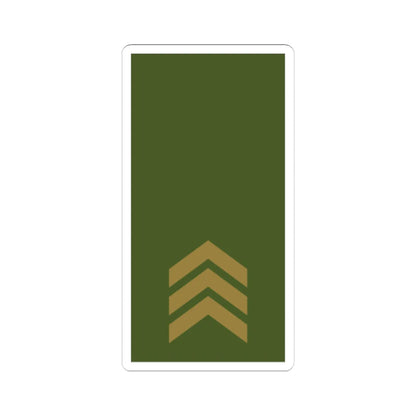 Sweden Field OR 5a 2019 (Sweden) (Military Rank) STICKER Vinyl Kiss-Cut Decal 6 Inch White - The Sticker Space