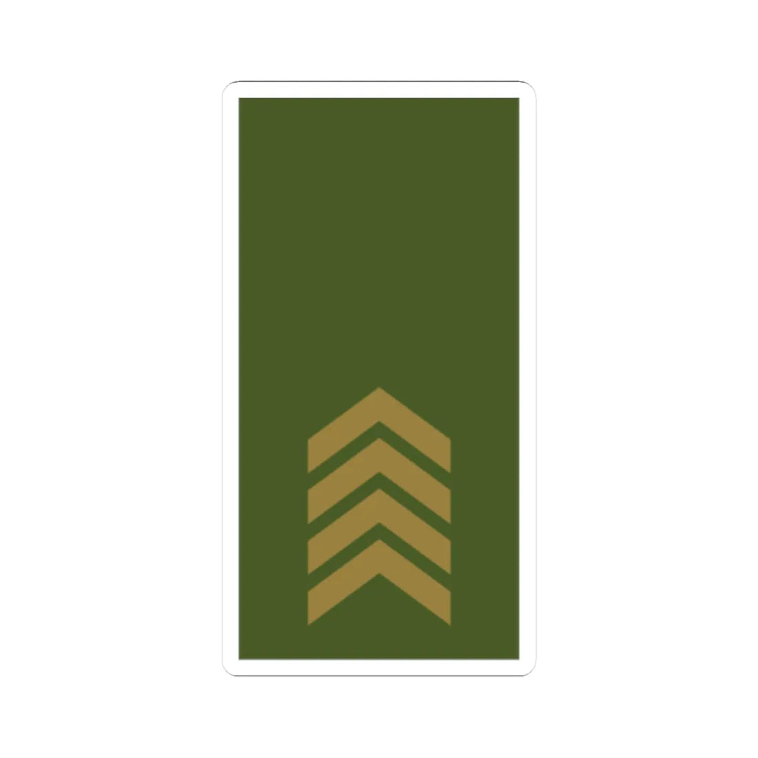 Sweden Field OR 5b 2019 (Sweden) (Military Rank) STICKER Vinyl Kiss-Cut Decal 2 Inch White - The Sticker Space