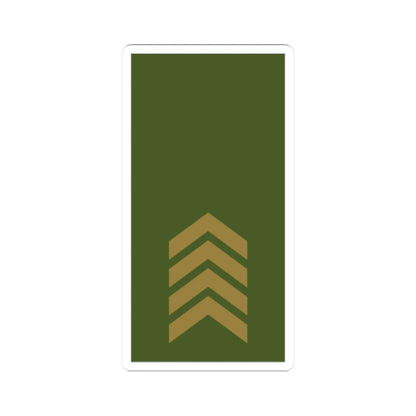 Sweden Field OR 5b 2019 (Sweden) (Military Rank) STICKER Vinyl Kiss-Cut Decal 2 Inch White - The Sticker Space