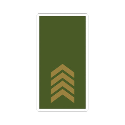 Sweden Field OR 5b 2019 (Sweden) (Military Rank) STICKER Vinyl Kiss-Cut Decal 3 Inch White - The Sticker Space