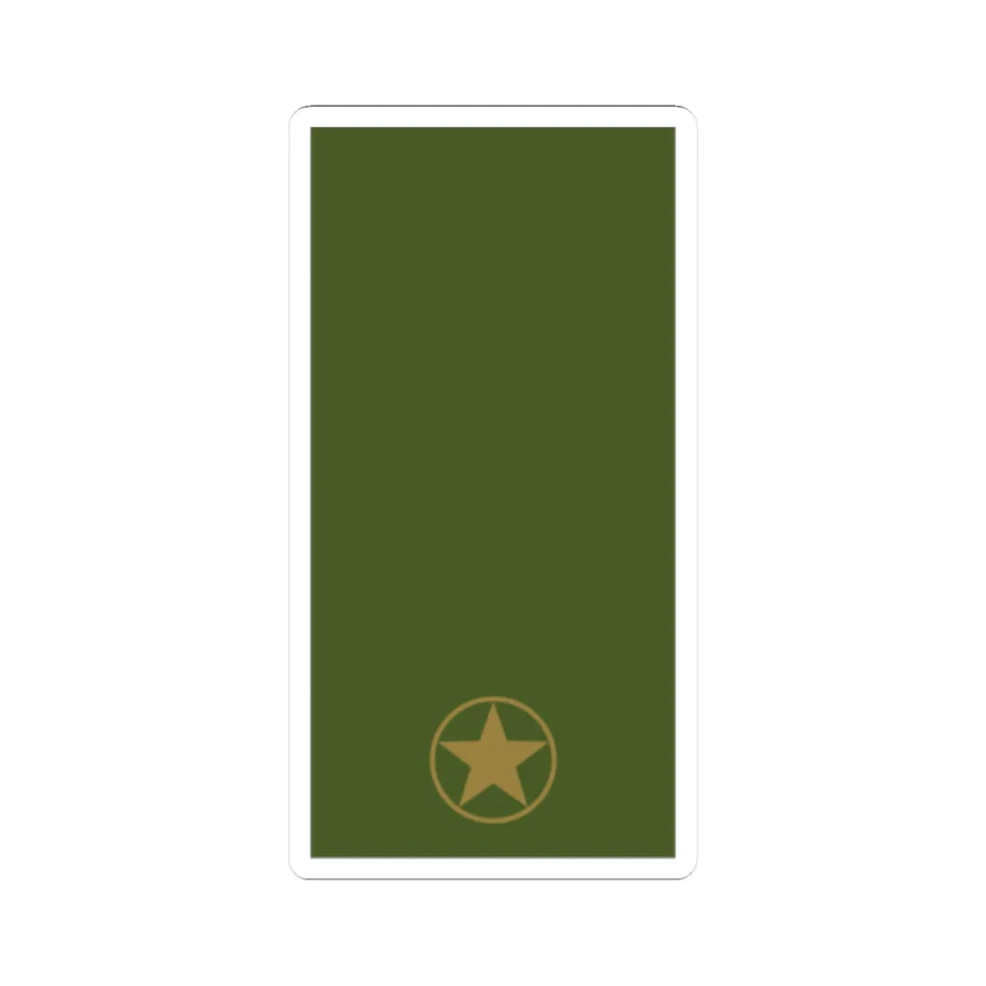 Sweden Field OR 6a 2019 (Sweden) (Military Rank) STICKER Vinyl Kiss-Cut Decal 2 Inch White - The Sticker Space