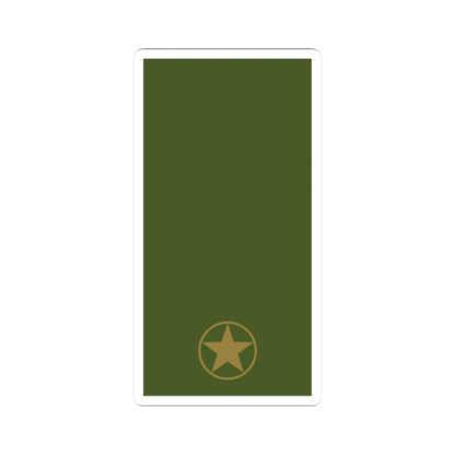 Sweden Field OR 6a 2019 (Sweden) (Military Rank) STICKER Vinyl Kiss-Cut Decal 2 Inch White - The Sticker Space