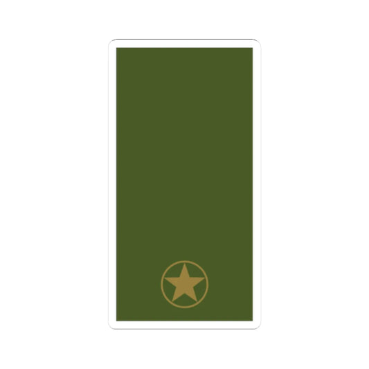 Sweden Field OR 6a 2019 (Sweden) (Military Rank) STICKER Vinyl Kiss-Cut Decal 2 Inch White - The Sticker Space