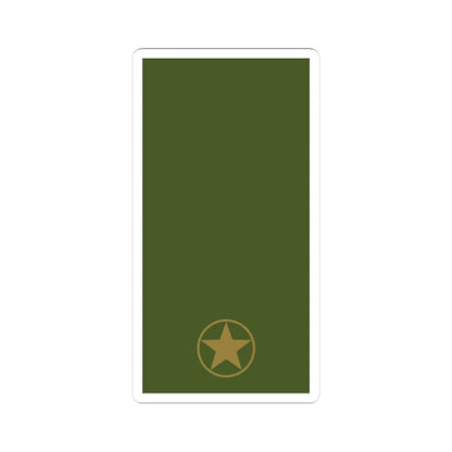 Sweden Field OR 6a 2019 (Sweden) (Military Rank) STICKER Vinyl Kiss-Cut Decal 3 Inch White - The Sticker Space