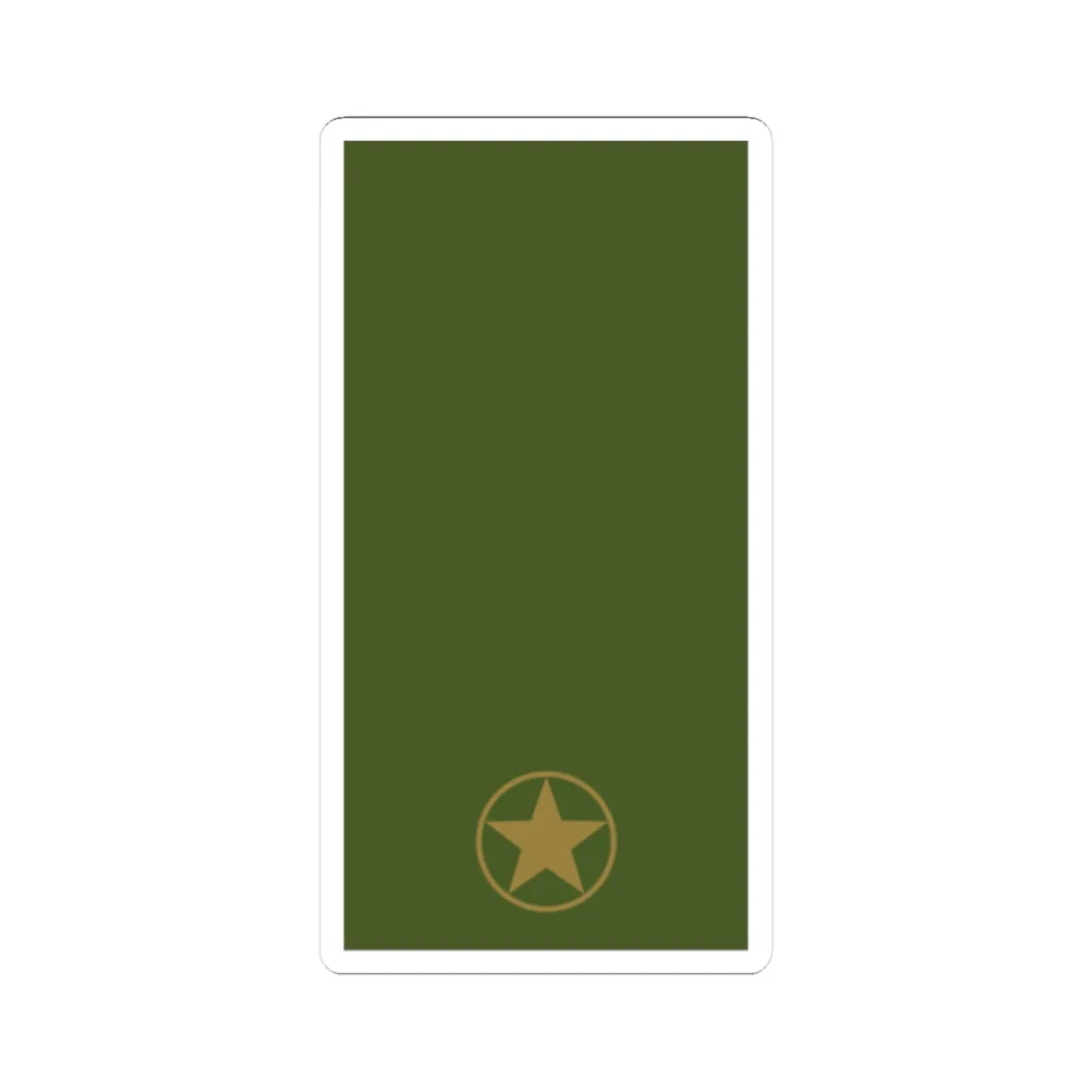 Sweden Field OR 6a 2019 (Sweden) (Military Rank) STICKER Vinyl Kiss-Cut Decal - The Sticker Space