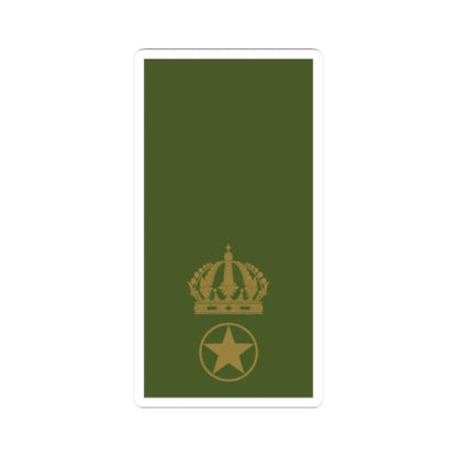 Sweden Field OR 8 2019 (Sweden) (Military Rank) STICKER Vinyl Kiss-Cut Decal 2 Inch White - The Sticker Space