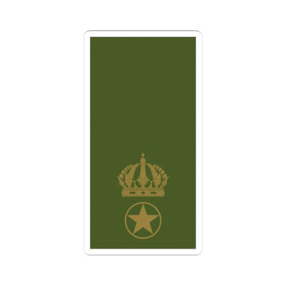 Sweden Field OR 8 2019 (Sweden) (Military Rank) STICKER Vinyl Kiss-Cut Decal 3 Inch White - The Sticker Space