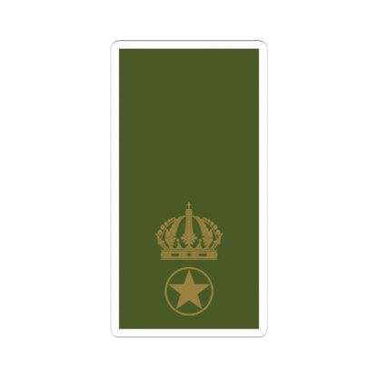 Sweden Field OR 8 2019 (Sweden) (Military Rank) STICKER Vinyl Kiss-Cut Decal 6 Inch White - The Sticker Space