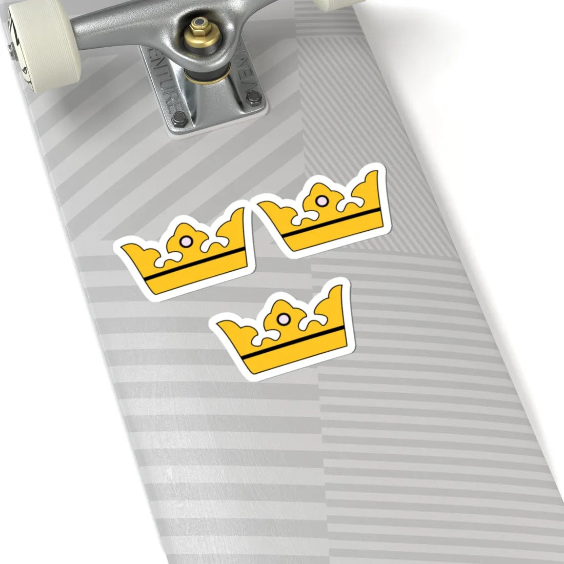 Sweden greater arms three crowns (Sweden) (Coat of Arms) STICKER Vinyl Kiss-Cut Decal - The Sticker Space