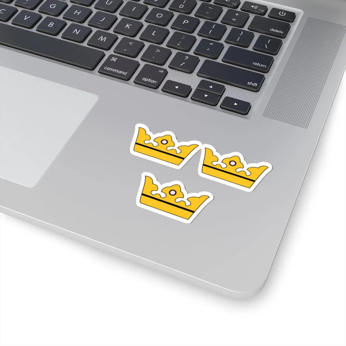 Sweden greater arms three crowns (Sweden) (Coat of Arms) STICKER Vinyl Kiss-Cut Decal - The Sticker Space
