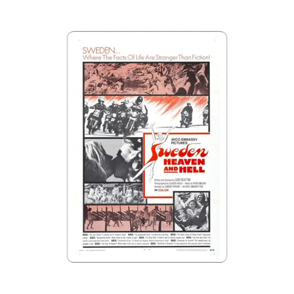 Sweden Heaven and Hell 1969 Movie Poster STICKER Vinyl Die-Cut Decal 2 Inch - The Sticker Space