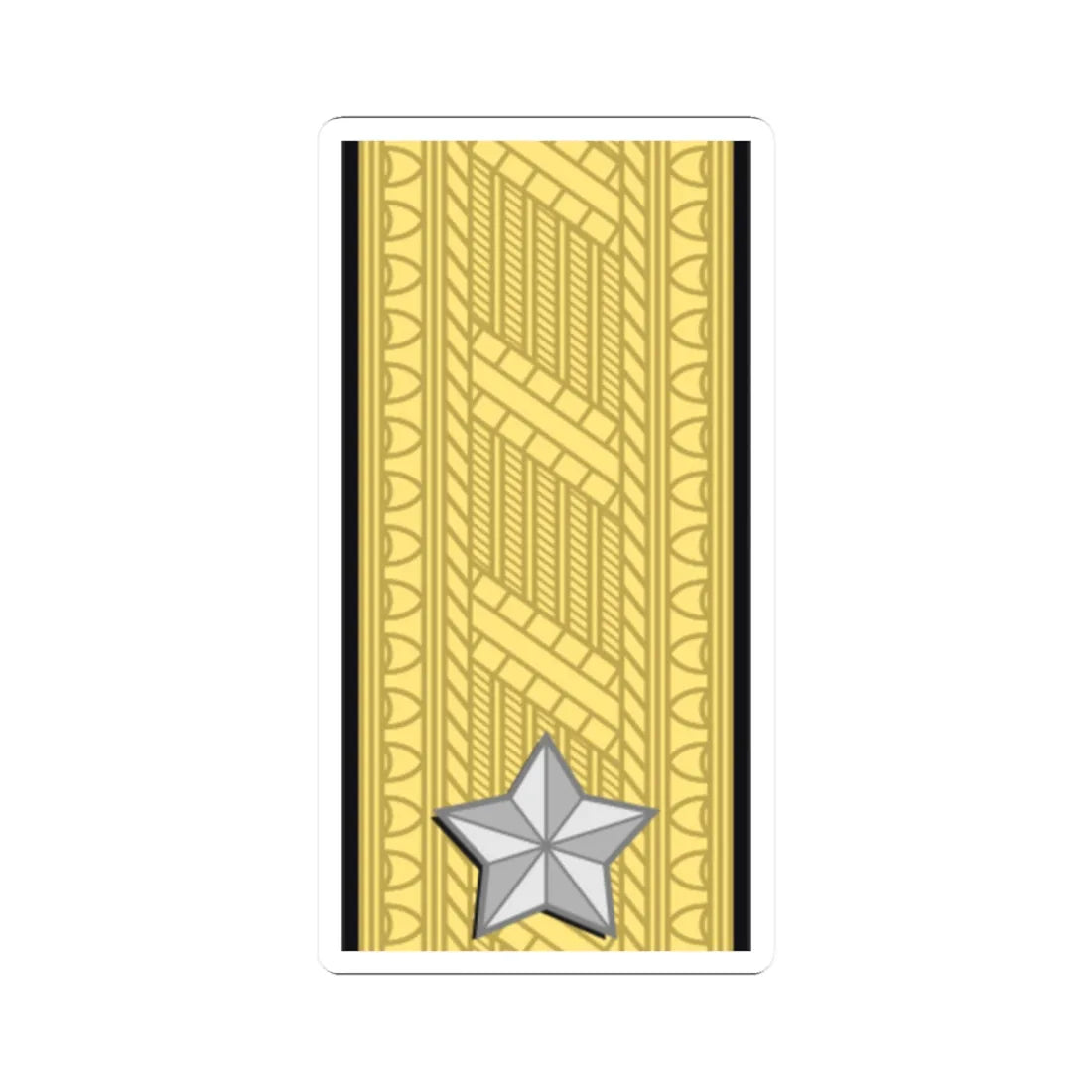 Sweden Navy OF 6 (Sweden) (Military Rank) STICKER Vinyl Kiss-Cut Decal 2 Inch White - The Sticker Space