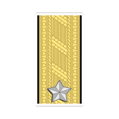 Sweden Navy OF 6 (Sweden) (Military Rank) STICKER Vinyl Kiss-Cut Decal 2 Inch White - The Sticker Space