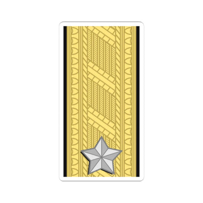 Sweden Navy OF 6 (Sweden) (Military Rank) STICKER Vinyl Kiss-Cut Decal 3 Inch White - The Sticker Space