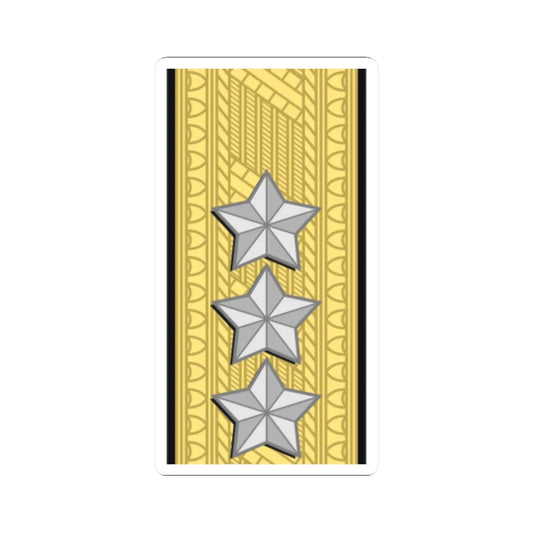 Sweden Navy OF 8 (Sweden) (Military Rank) STICKER Vinyl Kiss-Cut Decal 2 Inch White - The Sticker Space