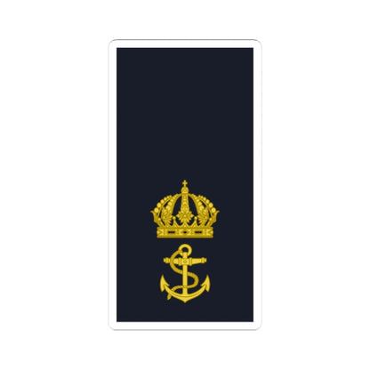 Sweden Navy OF D 2019 (Sweden) (Military Rank) STICKER Vinyl Kiss-Cut Decal 4 Inch White - The Sticker Space