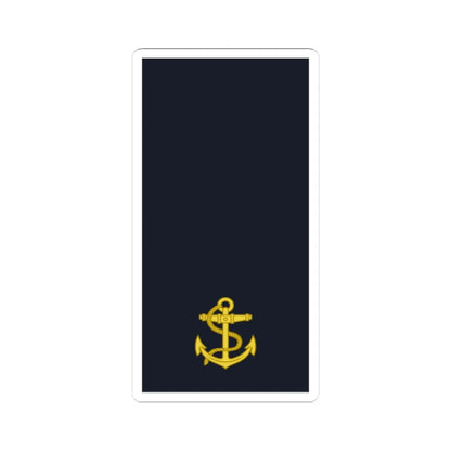 Sweden Navy OR 1a 2019 (Sweden) (Military Rank) STICKER Vinyl Kiss-Cut Decal 4 Inch White - The Sticker Space