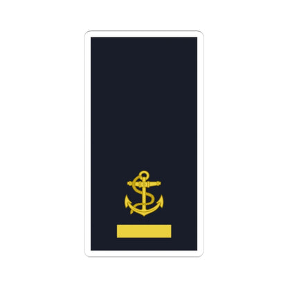 Sweden Navy OR 1b 2019 (Sweden) (Military Rank) STICKER Vinyl Kiss-Cut Decal 6 Inch White - The Sticker Space