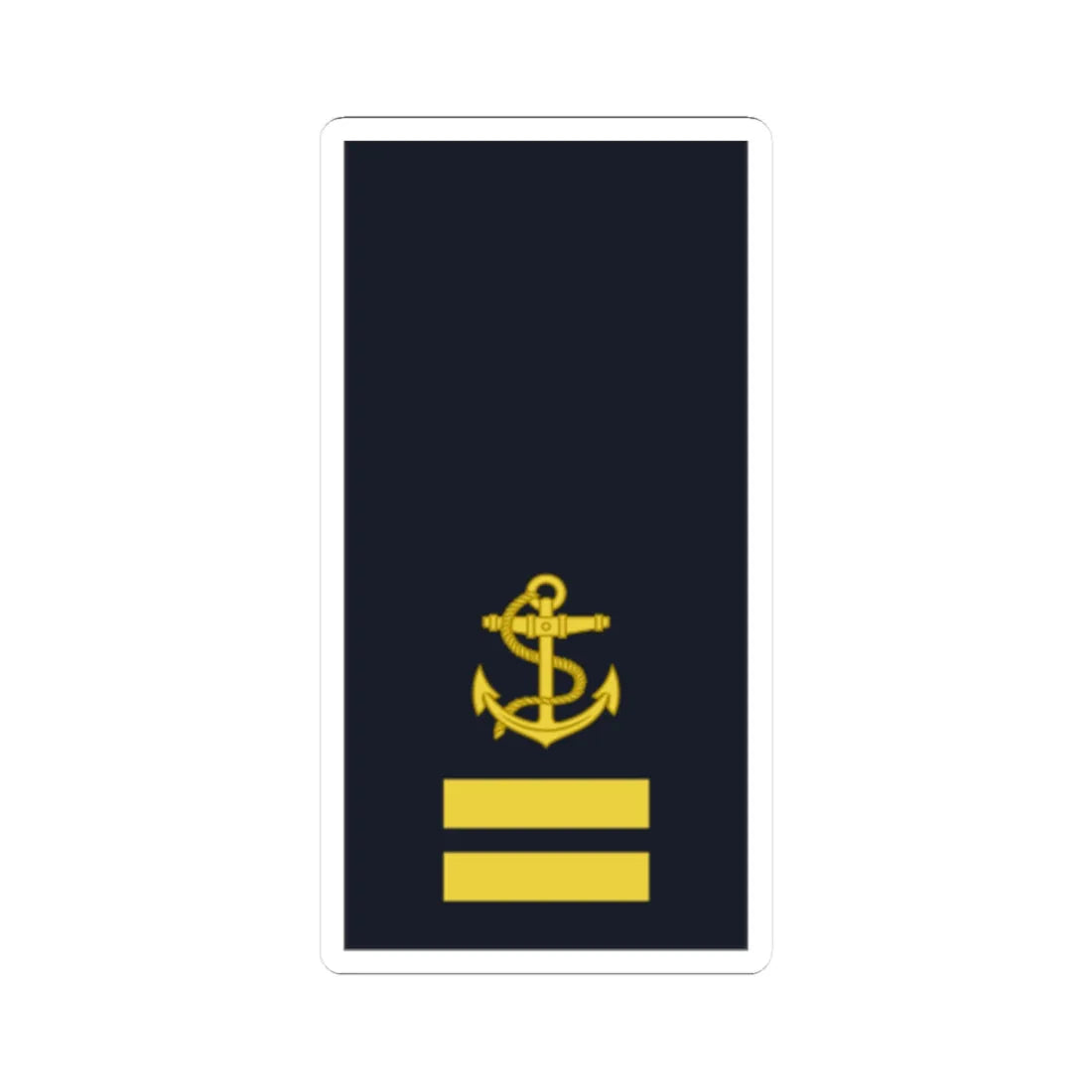 Sweden Navy OR 1c 2019 (Sweden) (Military Rank) STICKER Vinyl Kiss-Cut Decal 2 Inch White - The Sticker Space