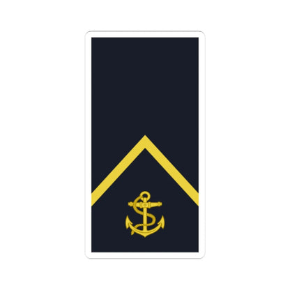 Sweden Navy OR 3 2019 (Sweden) (Military Rank) STICKER Vinyl Kiss-Cut Decal 4 Inch White - The Sticker Space