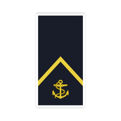 Sweden Navy OR 3 2019 (Sweden) (Military Rank) STICKER Vinyl Kiss-Cut Decal 6 Inch White - The Sticker Space