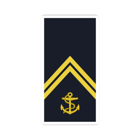 Sweden Navy OR 4 2019 (Sweden) (Military Rank) STICKER Vinyl Kiss-Cut Decal 2 Inch White - The Sticker Space