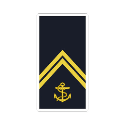 Sweden Navy OR 4 2019 (Sweden) (Military Rank) STICKER Vinyl Kiss-Cut Decal 3 Inch White - The Sticker Space