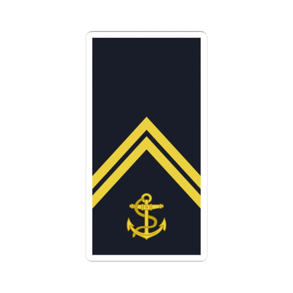 Sweden Navy OR 4 2019 (Sweden) (Military Rank) STICKER Vinyl Kiss-Cut Decal 4 Inch White - The Sticker Space