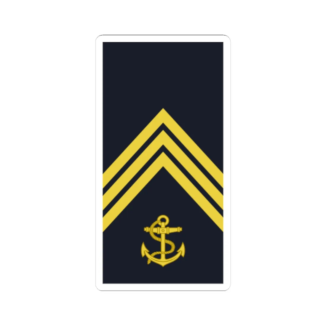 Sweden Navy OR 5a 2019 (Sweden) (Military Rank) STICKER Vinyl Kiss-Cut Decal - The Sticker Space