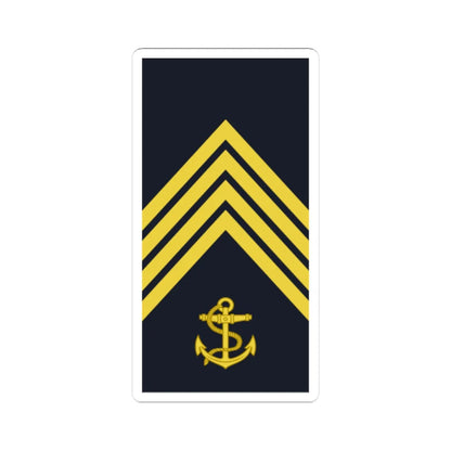 Sweden Navy OR 5b 2019 (Sweden) (Military Rank) STICKER Vinyl Kiss-Cut Decal 4 Inch White - The Sticker Space