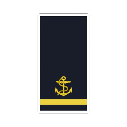 Sweden Navy OR 6a 2019 (Sweden) (Military Rank) STICKER Vinyl Kiss-Cut Decal 4 Inch White - The Sticker Space