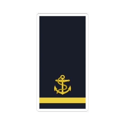 Sweden Navy OR 6a 2019 (Sweden) (Military Rank) STICKER Vinyl Kiss-Cut Decal 6 Inch White - The Sticker Space