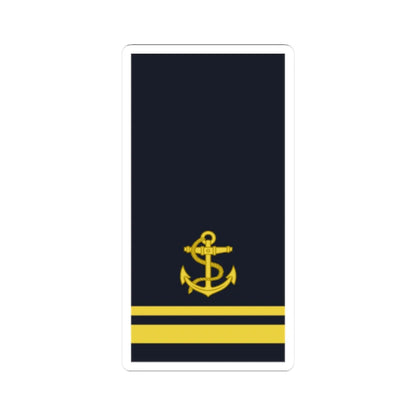 Sweden Navy OR 6b 2019 (Sweden) (Military Rank) STICKER Vinyl Kiss-Cut Decal 2 Inch White - The Sticker Space