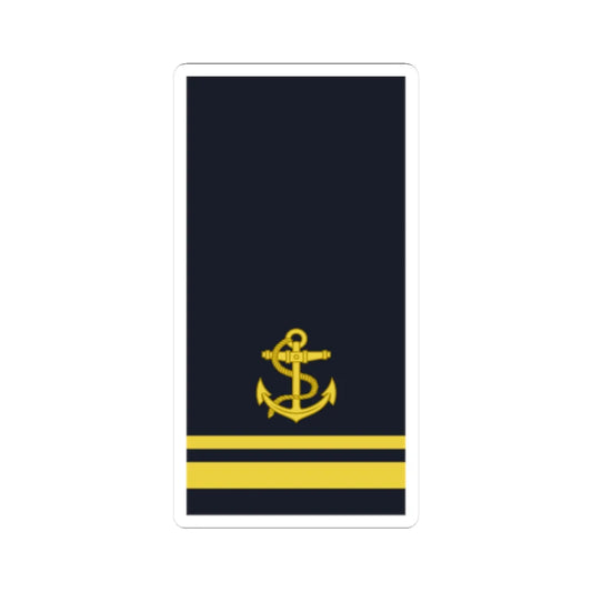 Sweden Navy OR 6b 2019 (Sweden) (Military Rank) STICKER Vinyl Kiss-Cut Decal 2 Inch White - The Sticker Space