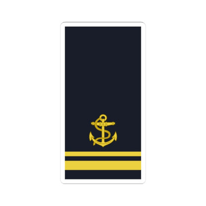 Sweden Navy OR 6b 2019 (Sweden) (Military Rank) STICKER Vinyl Kiss-Cut Decal 3 Inch White - The Sticker Space