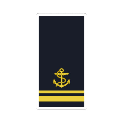 Sweden Navy OR 6b 2019 (Sweden) (Military Rank) STICKER Vinyl Kiss-Cut Decal 4 Inch White - The Sticker Space