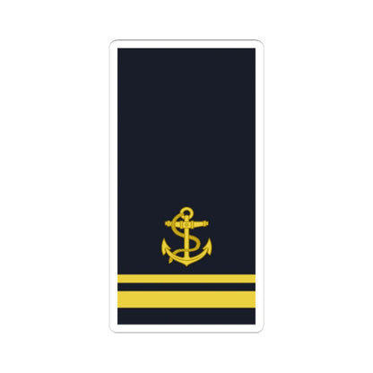 Sweden Navy OR 6b 2019 (Sweden) (Military Rank) STICKER Vinyl Kiss-Cut Decal 6 Inch White - The Sticker Space