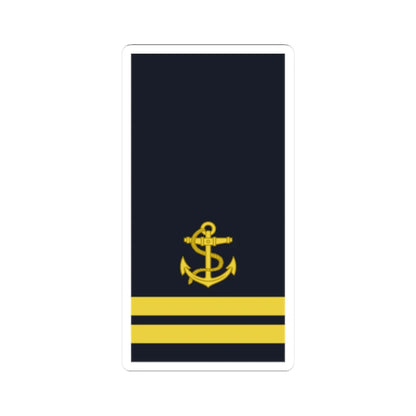 Sweden Navy OR 7 2019 (Sweden) (Military Rank) STICKER Vinyl Kiss-Cut Decal 2 Inch White - The Sticker Space