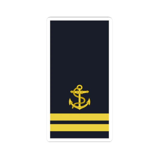Sweden Navy OR 7 2019 (Sweden) (Military Rank) STICKER Vinyl Kiss-Cut Decal 2 Inch White - The Sticker Space