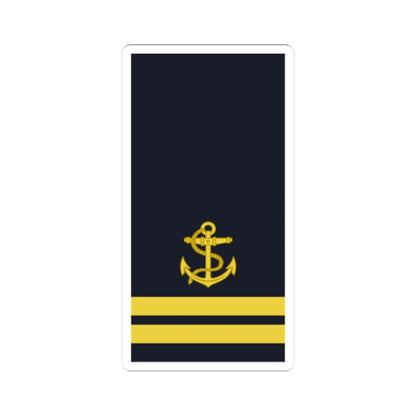 Sweden Navy OR 7 2019 (Sweden) (Military Rank) STICKER Vinyl Kiss-Cut Decal 3 Inch White - The Sticker Space