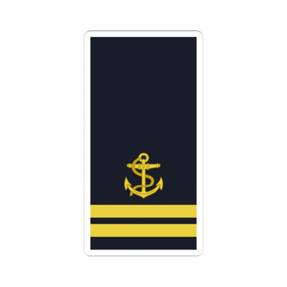 Sweden Navy OR 7 2019 (Sweden) (Military Rank) STICKER Vinyl Kiss-Cut Decal 6 Inch White - The Sticker Space