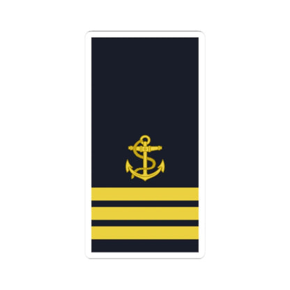 Sweden Navy OR 8 2019 (Sweden) (Military Rank) STICKER Vinyl Kiss-Cut Decal 2 Inch White - The Sticker Space