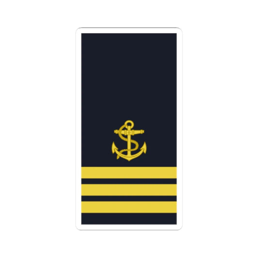 Sweden Navy OR 8 2019 (Sweden) (Military Rank) STICKER Vinyl Kiss-Cut Decal 2 Inch White - The Sticker Space