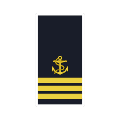 Sweden Navy OR 8 2019 (Sweden) (Military Rank) STICKER Vinyl Kiss-Cut Decal 4 Inch White - The Sticker Space