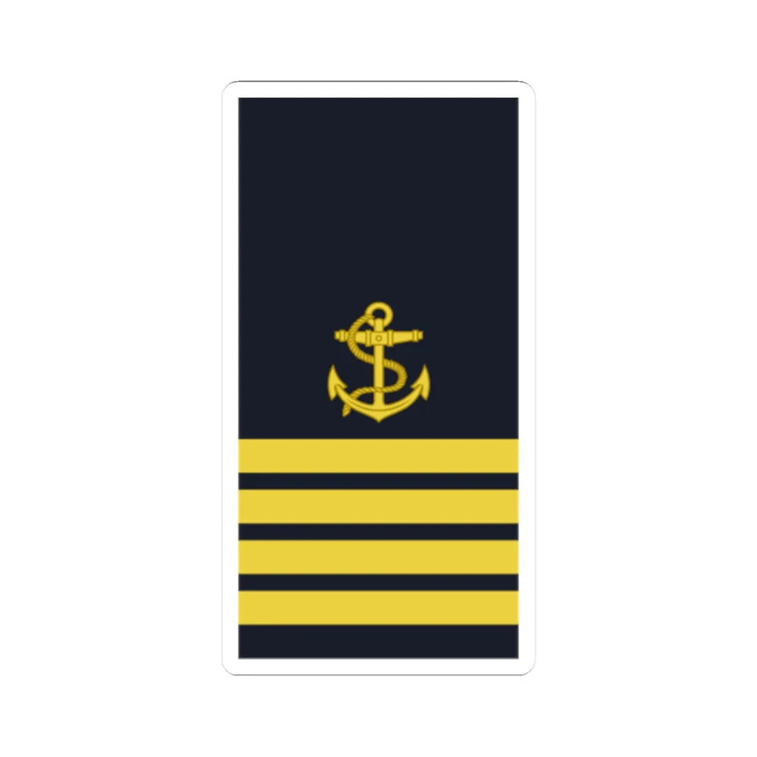 Sweden Navy OR 9 2019 (Sweden) (Military Rank) STICKER Vinyl Kiss-Cut Decal 2 Inch White - The Sticker Space