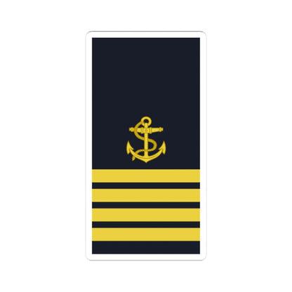 Sweden Navy OR 9 2019 (Sweden) (Military Rank) STICKER Vinyl Kiss-Cut Decal 4 Inch White - The Sticker Space