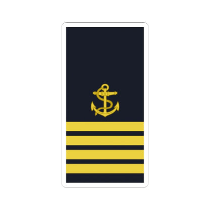 Sweden Navy OR 9 2019 (Sweden) (Military Rank) STICKER Vinyl Kiss-Cut Decal 6 Inch White - The Sticker Space