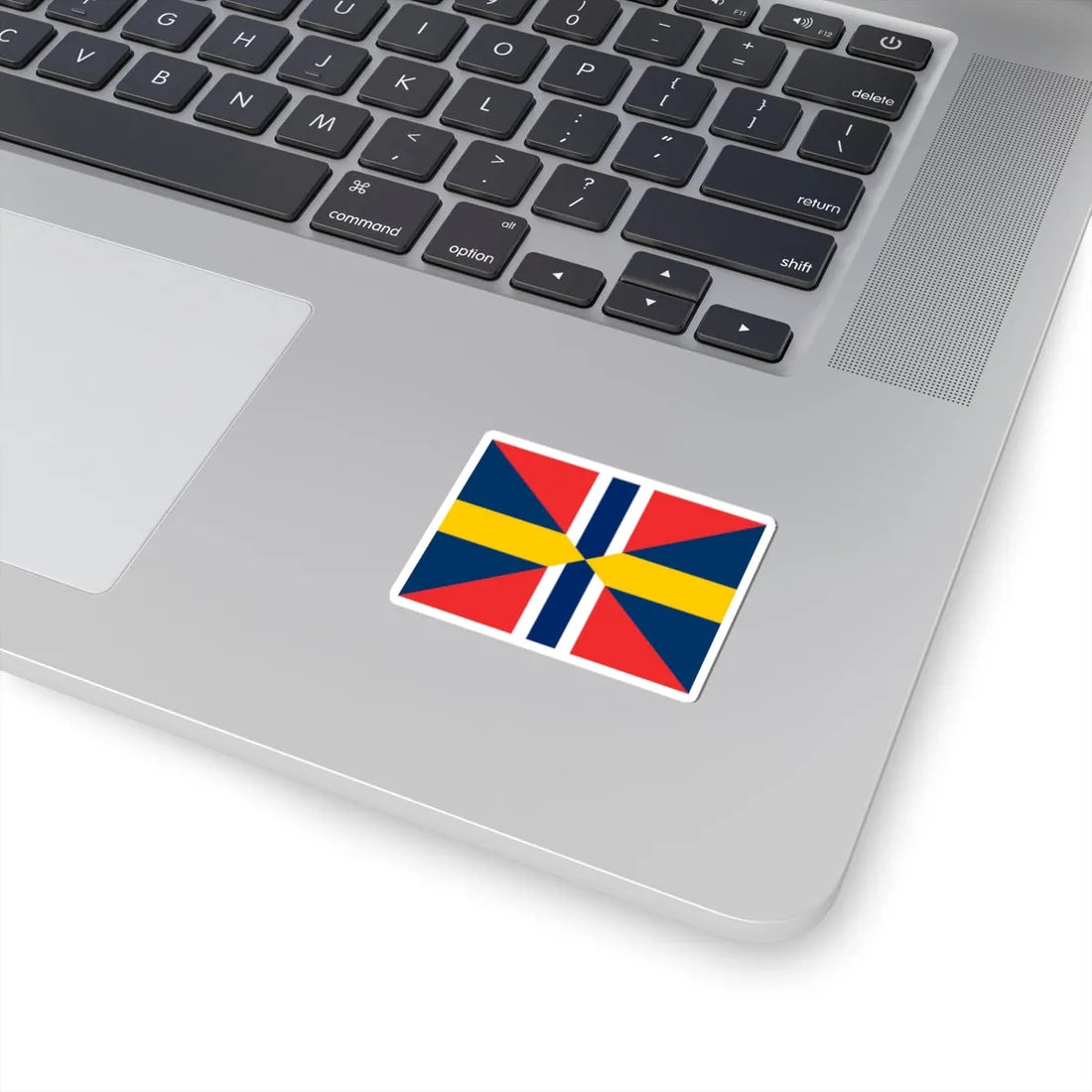 Sweden-Norway Union Flag (Estonia) STICKER Vinyl Kiss-Cut Decal - The Sticker Space
