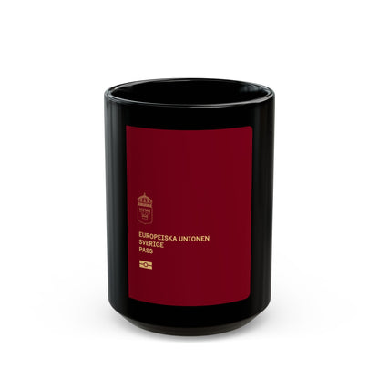 Swedish Passport 2022 - Black Coffee Mug